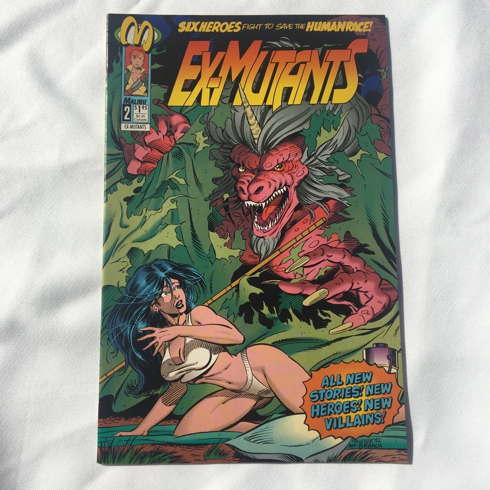 Ex-Mutants Comic Book No. 2, Dec '92 Malibu Comics